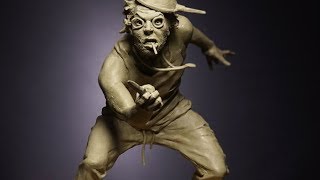 Sculpting maquette in clay FULL VIDEO [upl. by Gaddi]