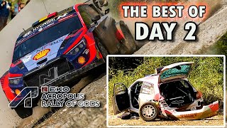 WRC EKO Acropolis Rally Greece 2023  Friday Highlights  Crash  Best Moments and more [upl. by Cullie54]