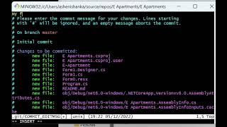 How to exit Git Bash commit message window in Windows [upl. by Corella217]