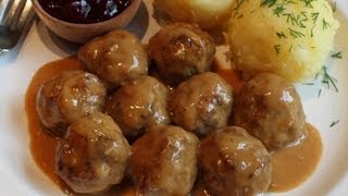 Swedish Meatballs Recipe  Beef amp Pork Meatballs with Creamy Brown Gravy [upl. by Medovich]