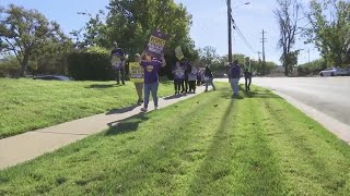 John Muir hospital health workers protest in Concord [upl. by Edda495]