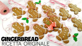 🎄✨Pan di Zenzero da appendere allalbero di Natale ✨🎄Gingerbread Original Recipe [upl. by Violeta]