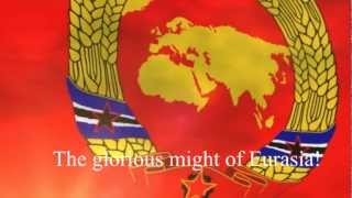 Anthem of the Union of Socialist Eurasia  quotMarch of the USEquot  quotEurasia Foreverquot [upl. by Hannazus35]