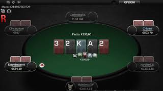 €1200 EagleSupport vs Spizzico89 pokerstarsit [upl. by Annairdna]