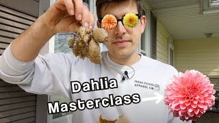 Master Growing Dahlias Like a PRO [upl. by Ahsiekrats]