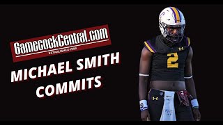 4star TE Michael Smith commits to South Carolina [upl. by Afirahs737]