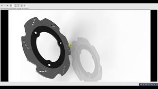 Disk Brake plate CAD design in NX siemens [upl. by Eehtomit40]