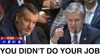 You Didnt Do Your Job  Ted Cruz Furiously Grills FBI Over Joe Biden Corruption Investigation [upl. by Maxama]