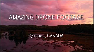 Breathtaking Drone Footage Laurentians Quebec CANADA [upl. by Iaht760]