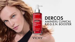 DERCOS Aminexil Clinical REGEN Booster  Hair Renewing Serum  Vichy Laboratoires [upl. by Arymat]