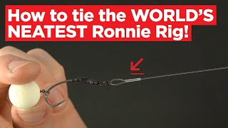 How to tie the WORLDS NEATEST Ronnie Rig  Carp Fishing Rigs [upl. by Preuss286]