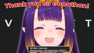 Inas Violet finally reached 6 million views thanks to the Gonathon Tragedy [upl. by Odette906]