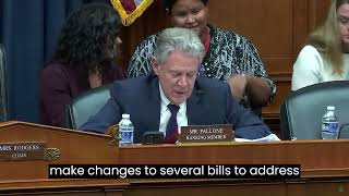 Pallone Remarks at Full Committee Markup of 44 Bills [upl. by Suivatnod174]