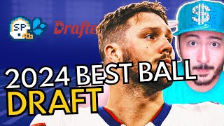 Drafters Draft With LOADED RBs For 500000  2024 Best Ball Draft 104 [upl. by Swift]