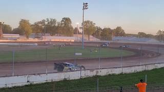 World of Outlaws Outagamie Speedway Heat 3 [upl. by Yekcin]