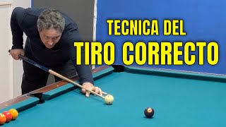 TIRAR DE FORMA CORRECTA en billar pool  Tutorial para sacar mejor [upl. by Aeli]