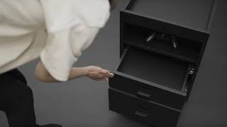 IKEA Gaming range  UPPSPEL Drawer unit on castors [upl. by Eislek]