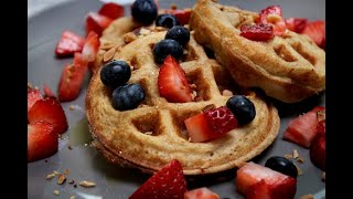 Whole Wheat Waffles Base Recipe [upl. by Cornie]