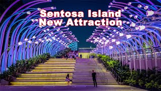 SensoryScape Singapore Sentosa Island new natureinspired attraction  Sneak peek [upl. by Nahttam120]