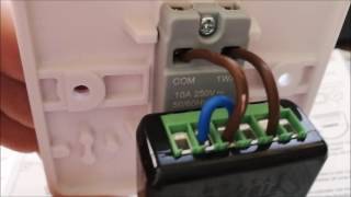 Fibaro Dimmer 2 ZWave Installation UK 2 Wire [upl. by Riegel]