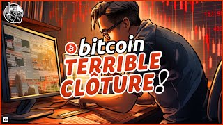 💥 BITCOIN  TERRIBLE CLÔTURE VERS UN ARRACHEMENT BAISSIER  👑 Analyse Bitcoin FR ⚡ [upl. by Einnoj]