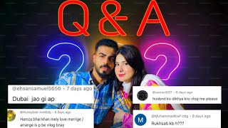 First QNA With Husband  Apky Sab Sawalun Ky Jawab Diyay  zainab saqib [upl. by Enelyad]