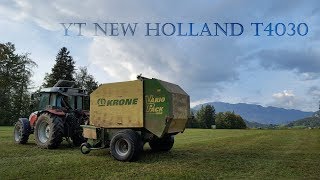 Steyr Kompakt 4075  Krone 1500 Vario Pack  Ballen Pressen  Full HD  YT New Holland T4030 [upl. by Gersham]