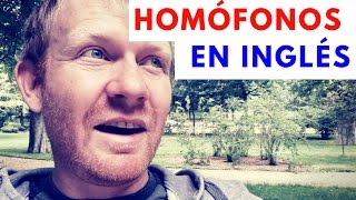 Homófonos en inglés – 10 ejemplos de homófonos importantes [upl. by Rebliw862]