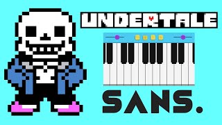 sans  Undertale Piano Cover [upl. by Suez663]