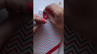 How to Diagonally Wrap a Ribbon on a Gift Box  Easy way to wrap a Gift with Ribbon giftwrap [upl. by Reiche]