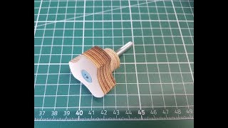 Holzknöpfe  Holzgriffe selber machen  Vorrichtung  grip wooden knob jig Huxxa 1801 [upl. by Rudin464]