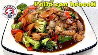 Pollo con brócoli Comida china [upl. by Geier]