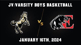 Varsity Boys Basketball vs Eastbrook [upl. by Ecinereb]