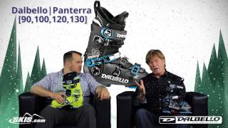 2016 Dalbello Panterra 90 100 120 and 130 Mens Boot Overview by SkisDotCom [upl. by Burnham379]