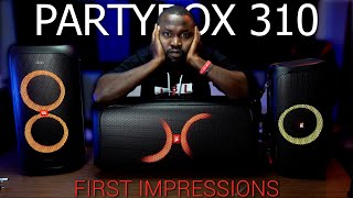 JBL PARTYBOX 310 First Impressions Unboxing amp Sound Sample  She Is BIG [upl. by Eniarda16]