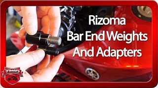 Rizoma FZ09 Mirror Adapters Bar End Weights Part 2 [upl. by Oicatsana]