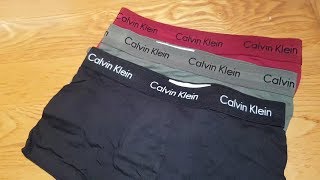 Calvin Klein Low Rise Trunks Unboxing And Review [upl. by Berg]