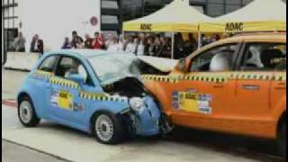 CRASH TEST Audi Q7 vs Fiat 500  CartoCar Crash [upl. by Palumbo]