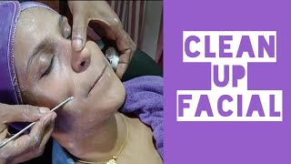 Exact Clean Up Facial At Parlour Affordable Clean Up [upl. by Lynna]