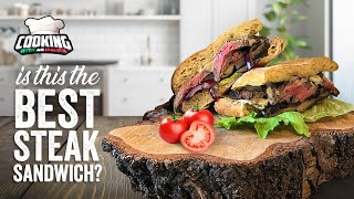 Is this the Best Steak Sandwich ever made Incredible mix of ingredients [upl. by Ferrell203]