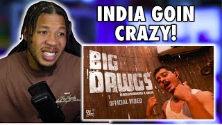 BRUH WHO IS THIS Hanumankind – Big Dawgs  Ft Kalmi REACTION [upl. by Vickey]