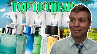 TOP 10 SPRING amp SUMMER CHEAPIES  QUALITY ‘CHEAP SEAT’ SCENTS  FRAGRANCE LIST [upl. by Fleisher587]