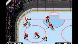 NHL 94  Red Wings vs Blackhawks [upl. by Claude]