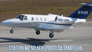 CESSNA 525 CITATION M2 PSGMN NO AEROPORTO DA PAMPULHA [upl. by Aenotna]