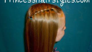 Waterfall Twist Braid  Easy And Quick Hairstyles [upl. by Chiarra]