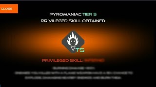 Pyromaniac privilege skill  Stick warfare blood strike [upl. by Sidnala]