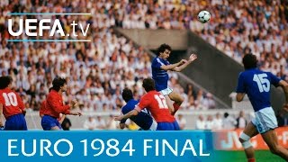 France v Spain 1984 UEFA European Championship final highlights [upl. by Nomed]