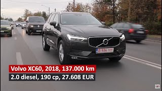 Volvo XC60 second hand la reducere Interior tapitat de bunicuta suedeza  TST Chitila [upl. by Nelleus317]