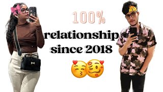 Nischay Malhan and Ruchika Rathore are in a relationship since 2018❤️ruchikarathoretriggeredinsaan [upl. by Neumark]