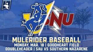 Baseball Southern Arkansas vs Southern Nazarene 31824 [upl. by Valeta335]